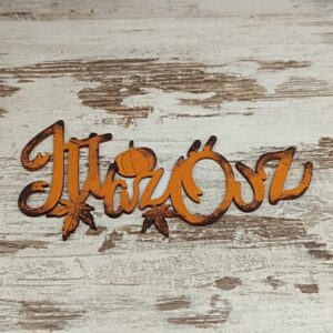 Itt az ősz fa felirat