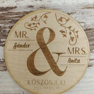 Fa köszönő ajándék